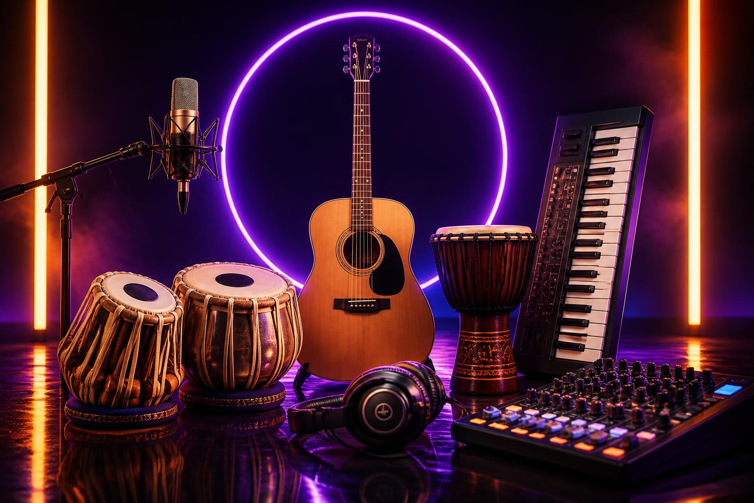Musical instruments collection